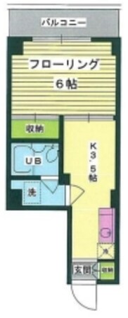 ホソブチマンションの物件間取画像